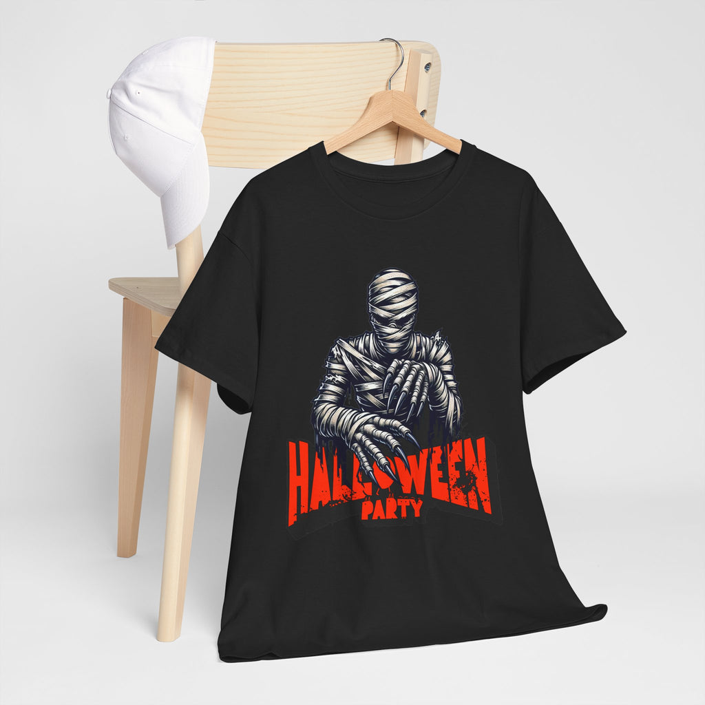 Halloween Mummy Tee — 'Halloween Party' Graphic T-Shirt