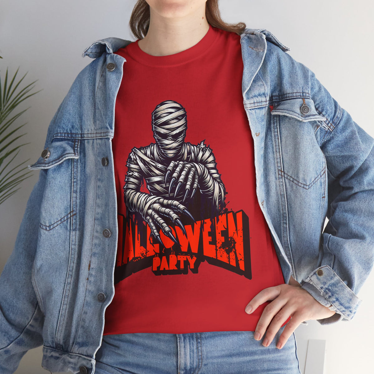 Halloween Mummy Tee — 'Halloween Party' Graphic T-Shirt