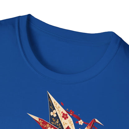 Floral Umbrella Girl T-Shirt — Whimsical Vintage Illustration Tee