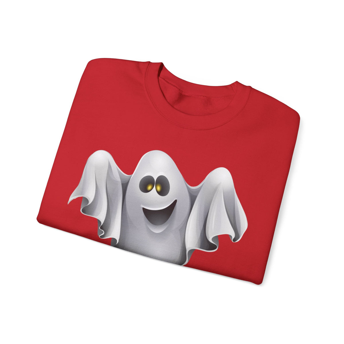 Halloween Ghost Sweatshirt — Cute Spooky Crewneck Pullover