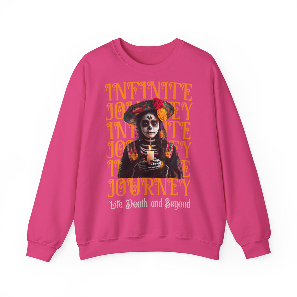Day of the Dead "Infinite Journey" Crewneck Sweatshirt — Life, Death & Beyond Graphic
