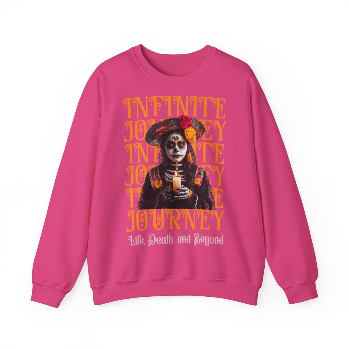Day of the Dead "Infinite Journey" Crewneck Sweatshirt — Life, Death & Beyond Graphic