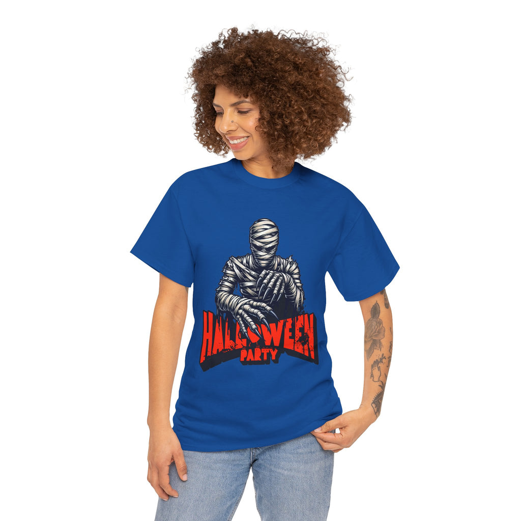 Halloween Mummy Tee — 'Halloween Party' Graphic T-Shirt