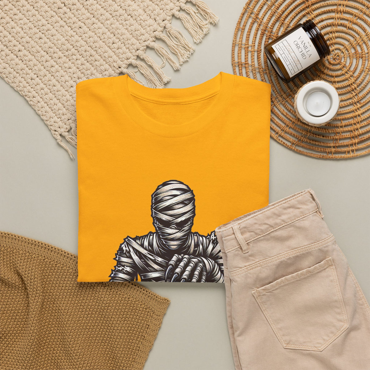 Halloween Mummy Tee — 'Halloween Party' Graphic T-Shirt
