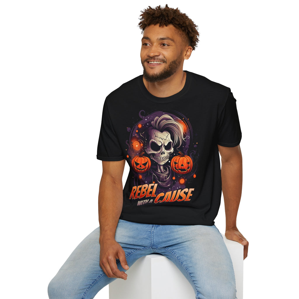 Skull & Pumpkins "Rebel With a Cause" T-Shirt