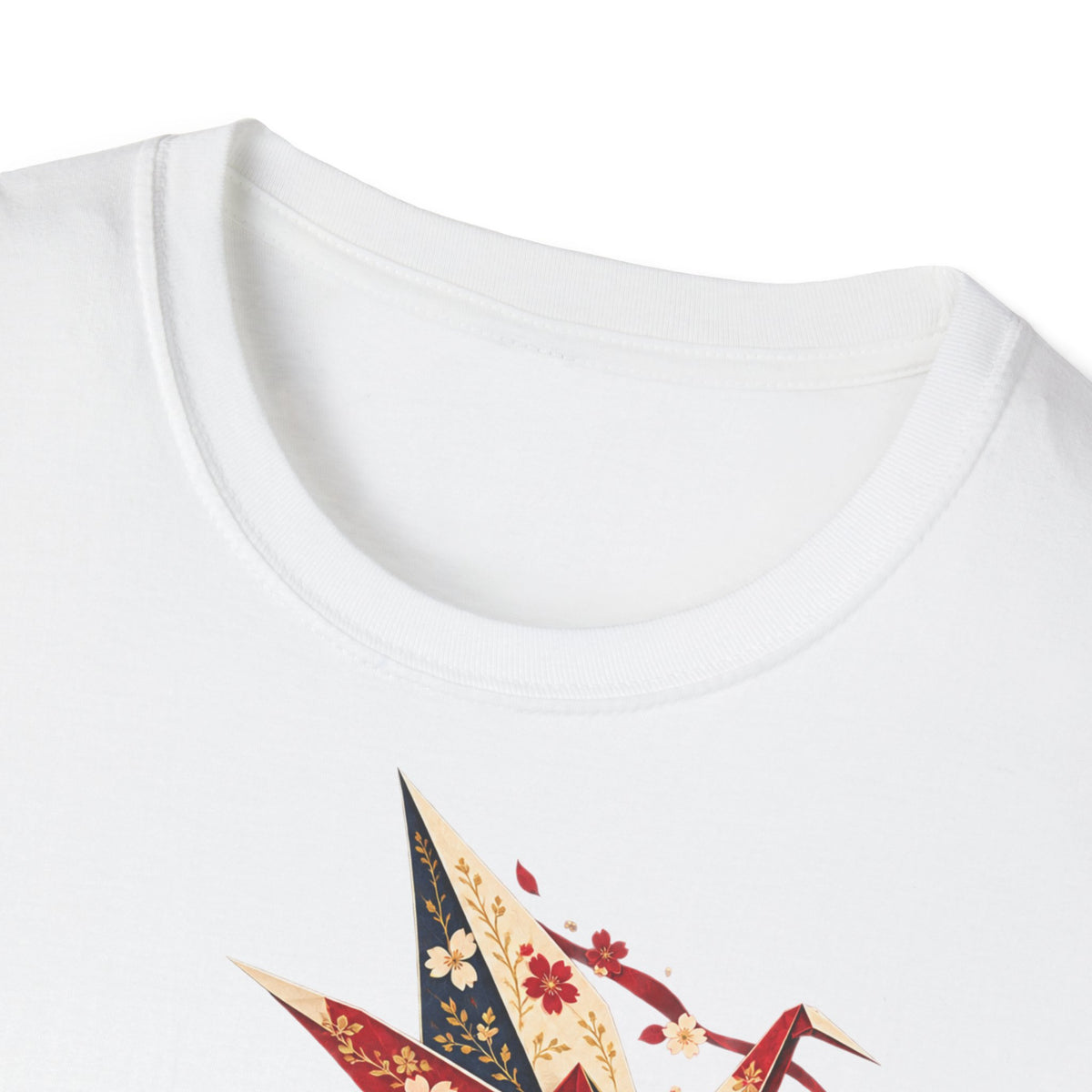 Floral Umbrella Girl T-Shirt — Whimsical Vintage Illustration Tee