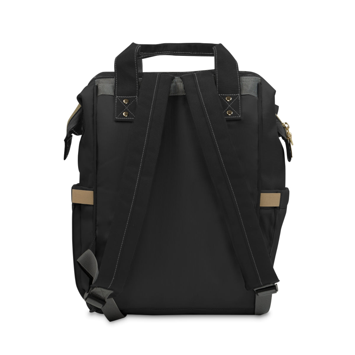 Edgy Urban Money Era Diaper Backpack — Multifunctional Baby Bag with Graphic Print
