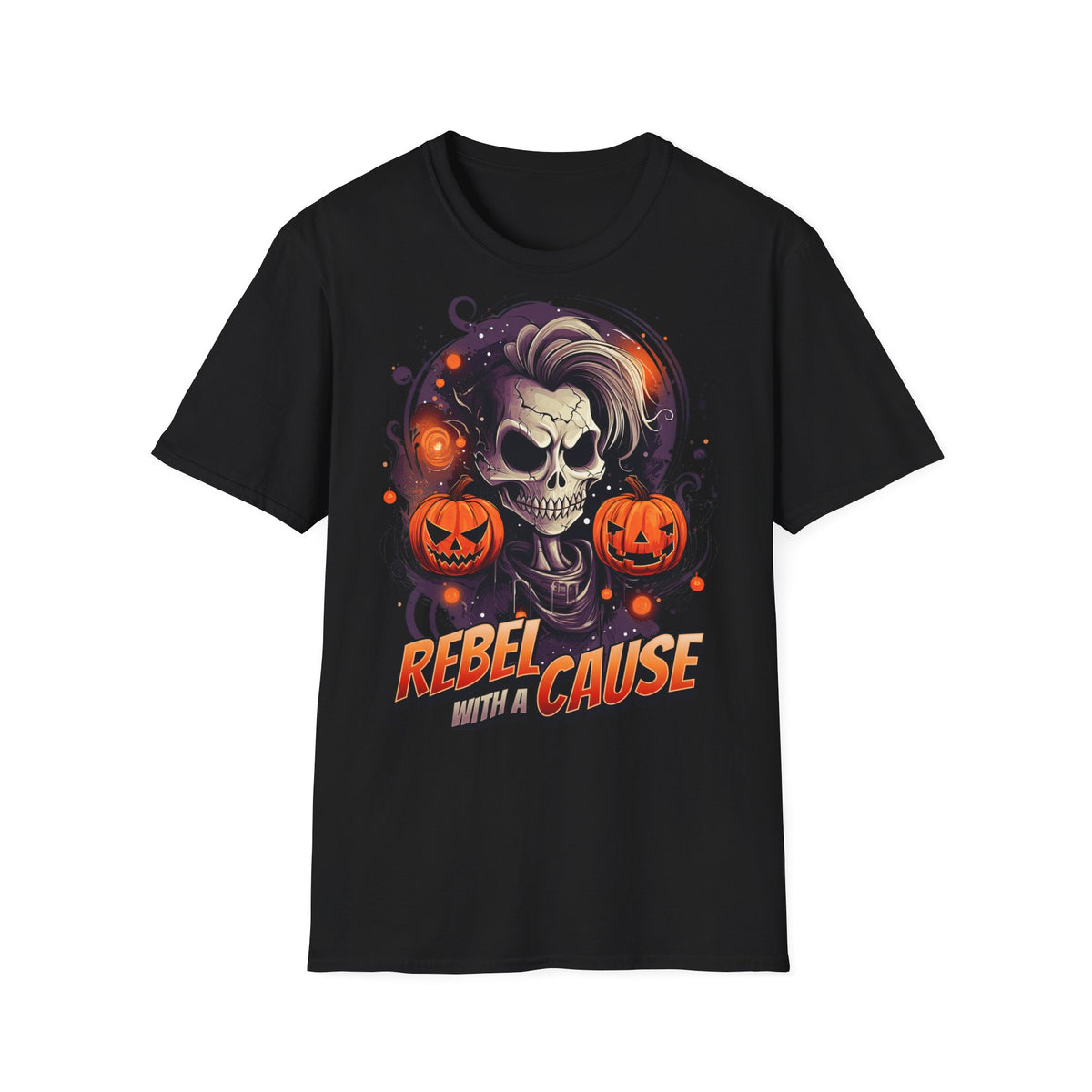 Skull & Pumpkins "Rebel With a Cause" T-Shirt