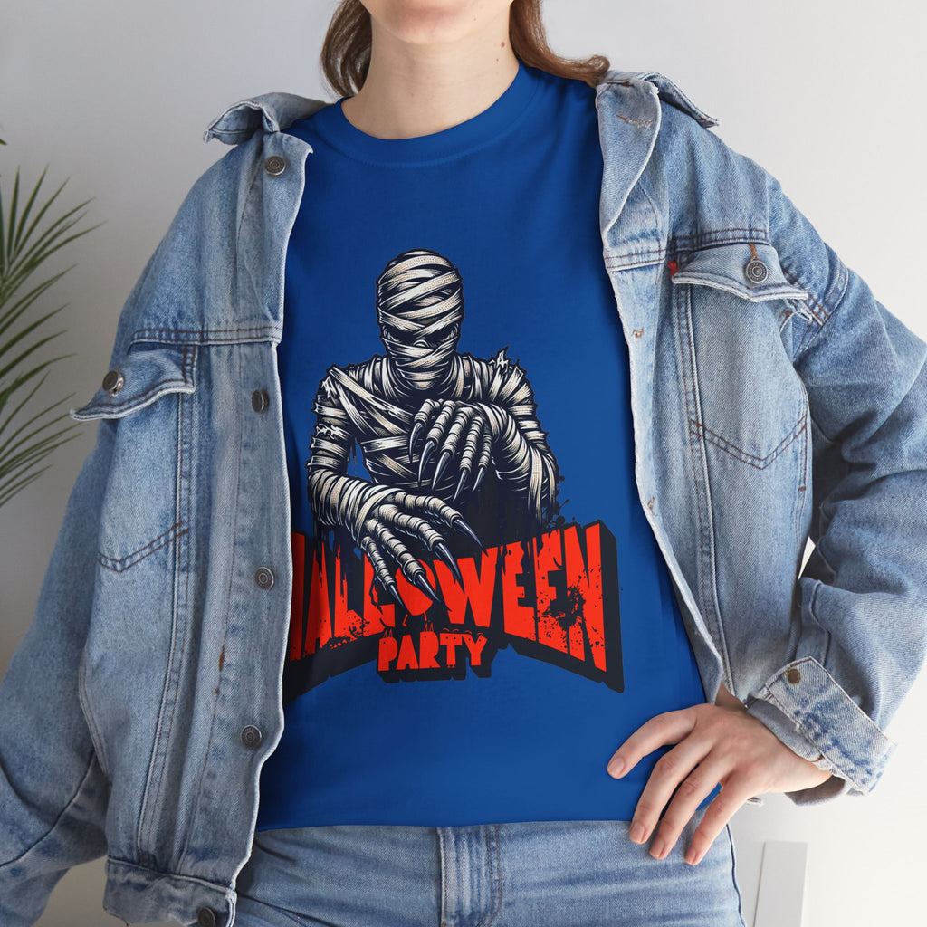 Halloween Mummy Tee — 'Halloween Party' Graphic T-Shirt