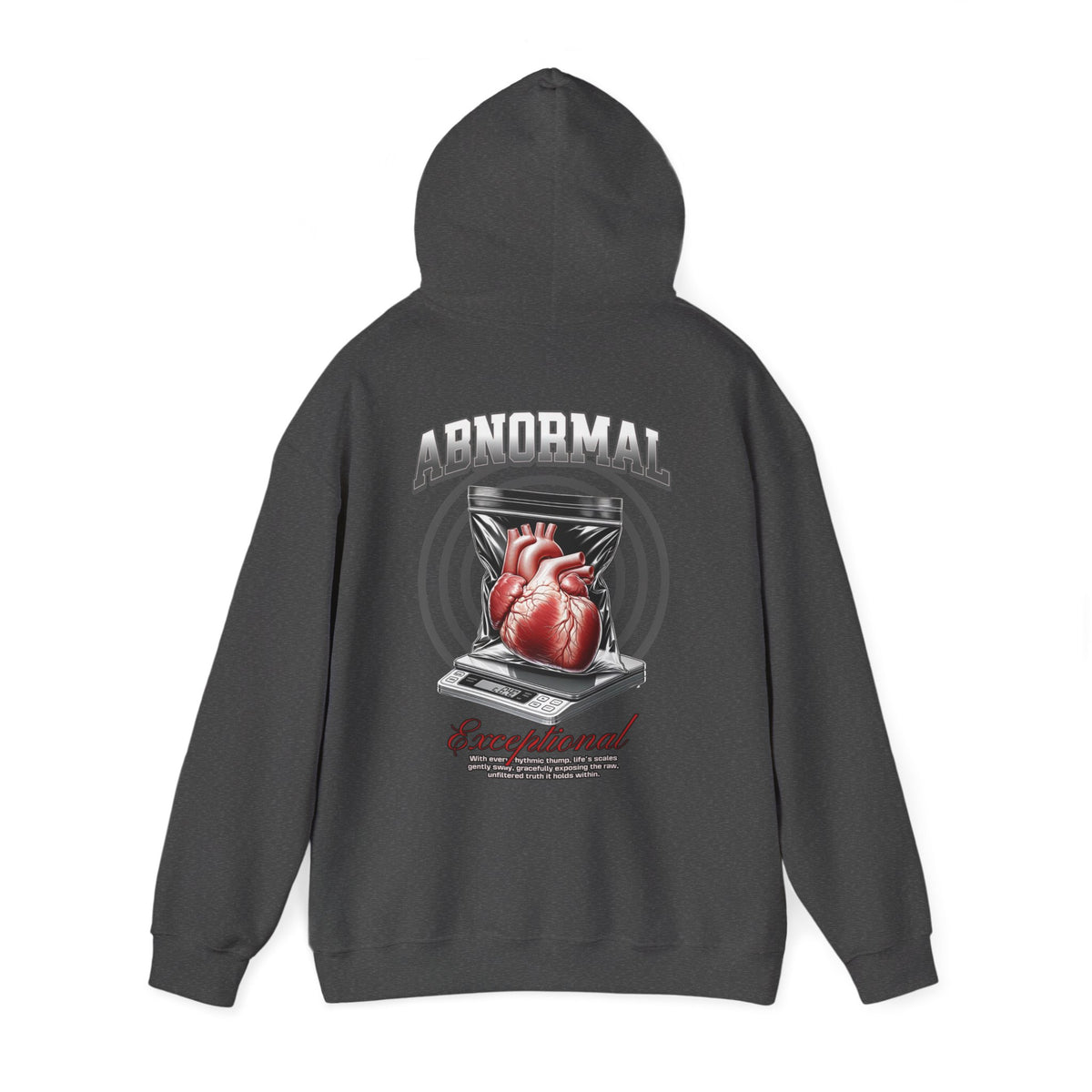 Anatomical Heart Hoodie – "Angels Guard Our Hearts" Graphic Sweatshirt