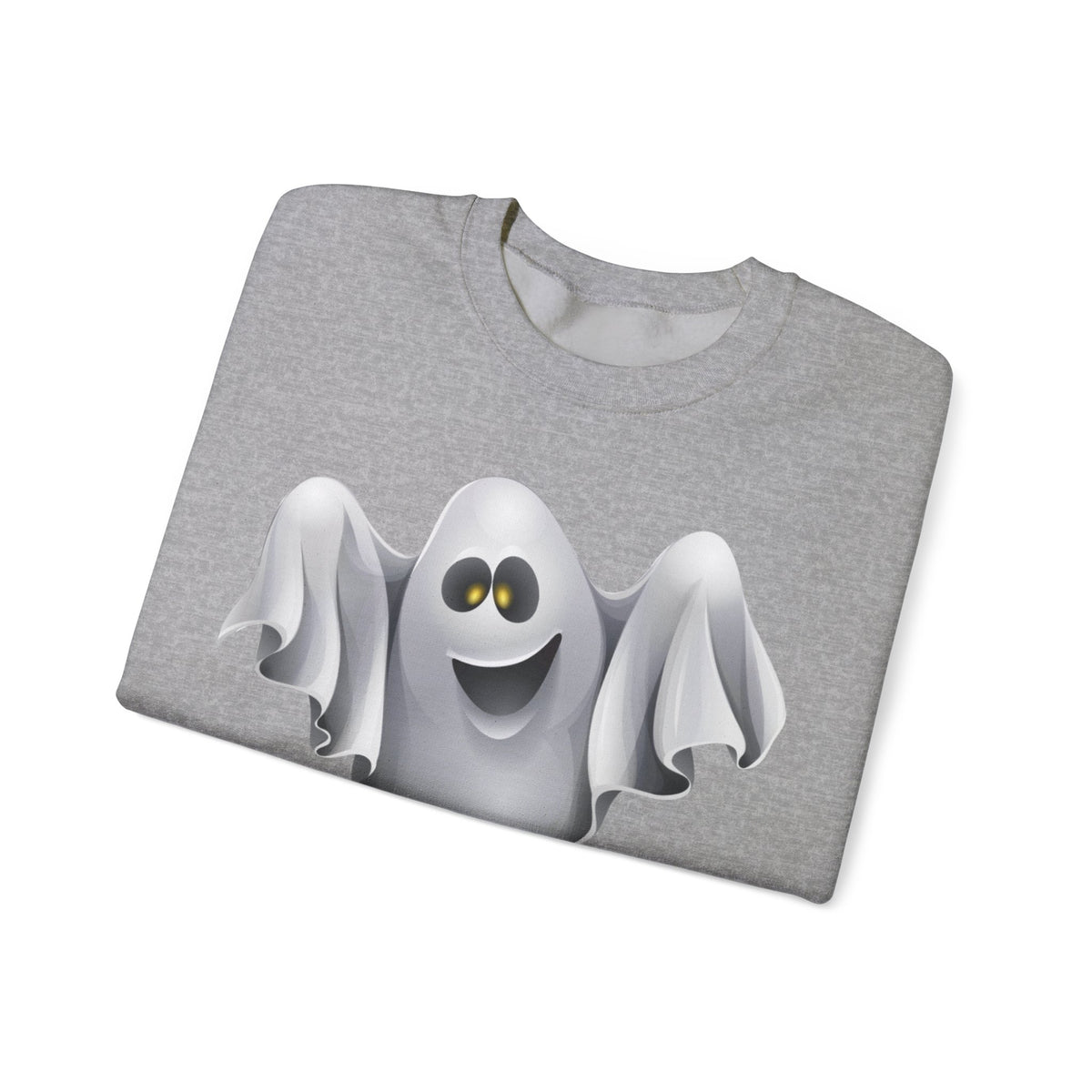 Halloween Ghost Sweatshirt — Cute Spooky Crewneck Pullover