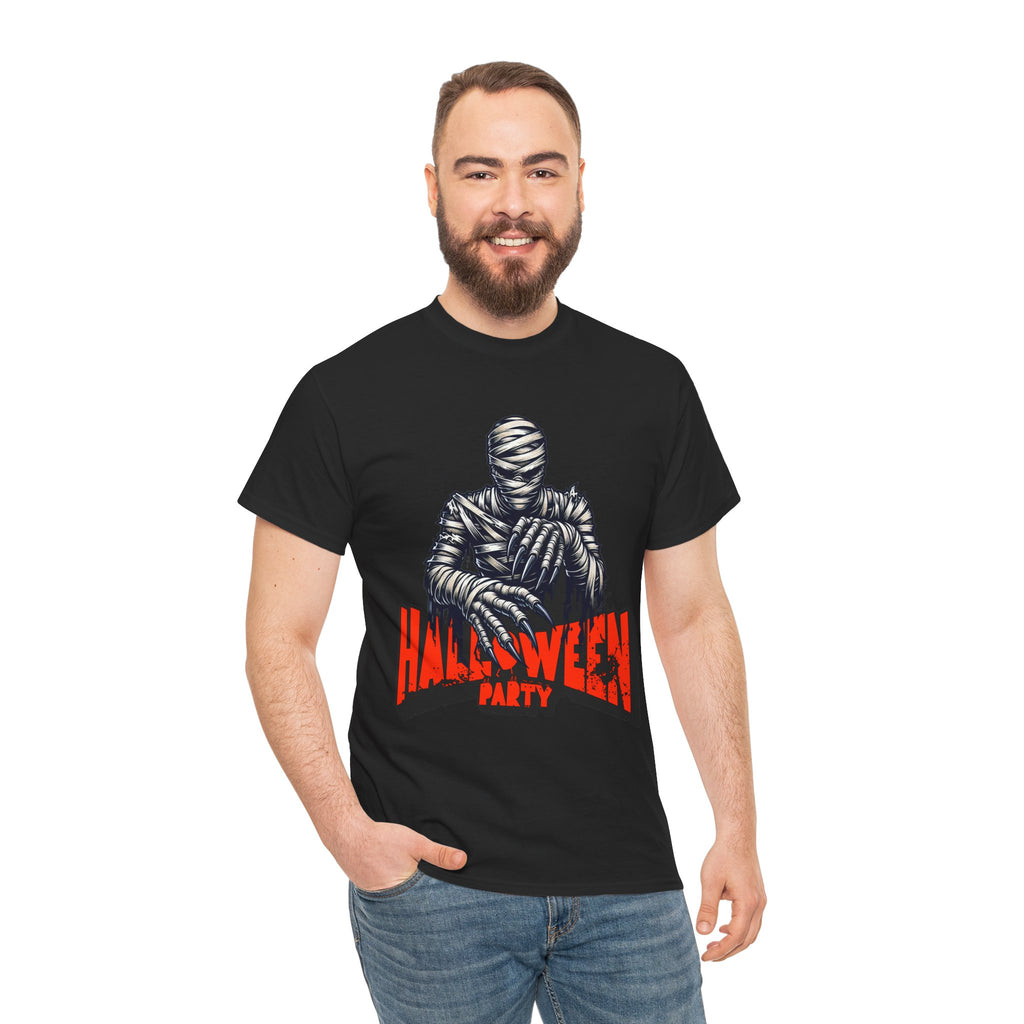 Halloween Mummy Tee — 'Halloween Party' Graphic T-Shirt