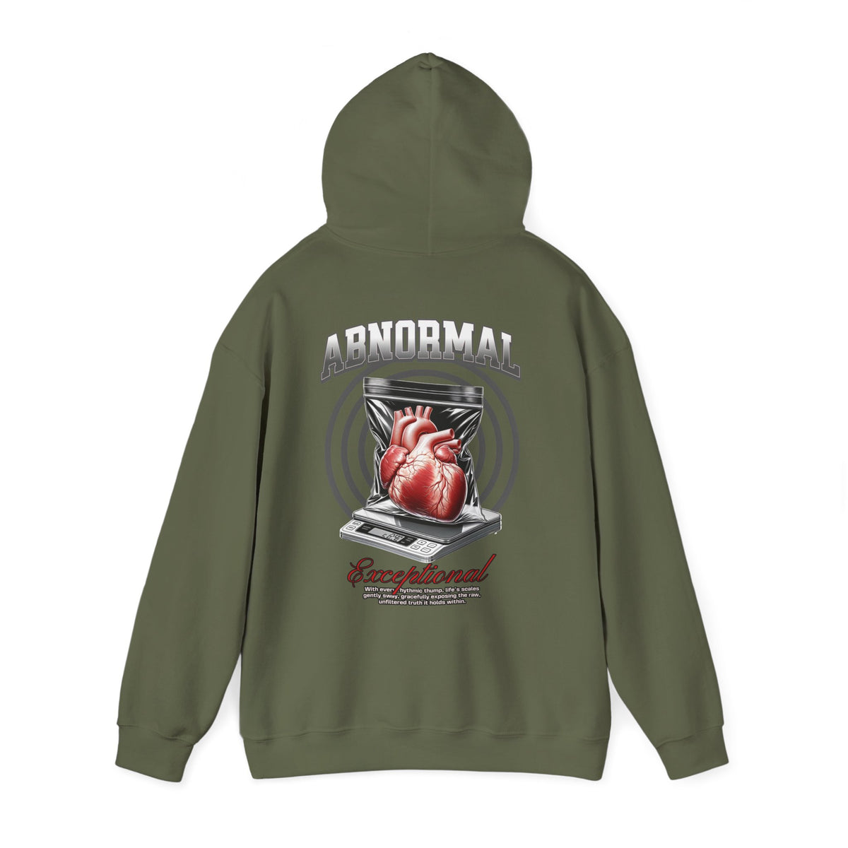 Anatomical Heart Hoodie – "Angels Guard Our Hearts" Graphic Sweatshirt