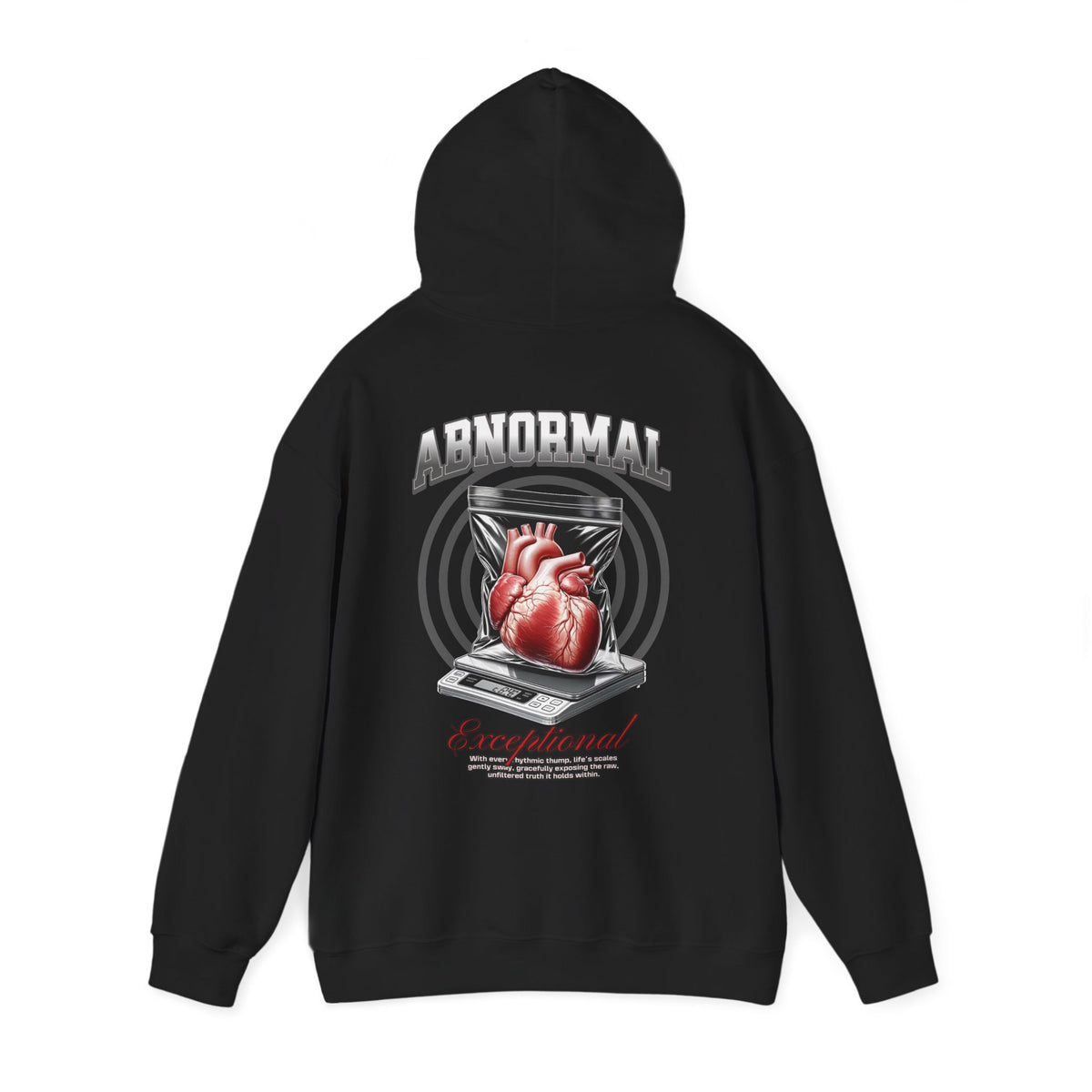 Anatomical Heart Hoodie – "Angels Guard Our Hearts" Graphic Sweatshirt