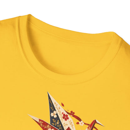 Floral Umbrella Girl T-Shirt — Whimsical Vintage Illustration Tee