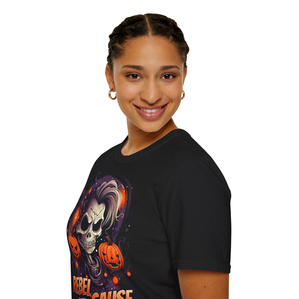 Skull & Pumpkins "Rebel With a Cause" T-Shirt