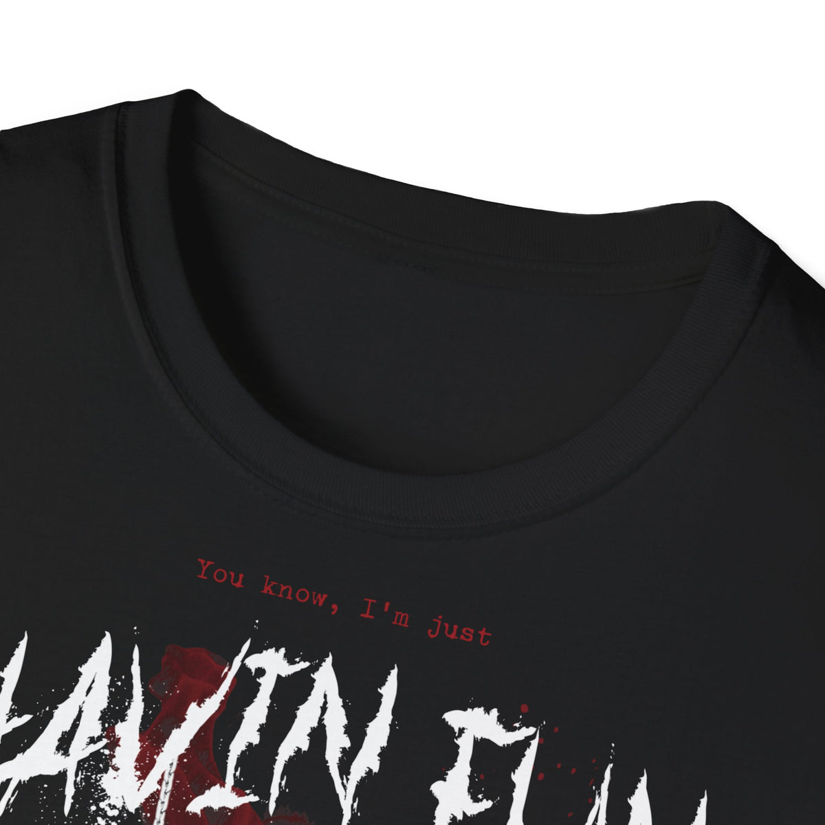 Havin' Fun Horror Grim Reaper T-Shirt — Gothic Skull & Roses Dark Tee