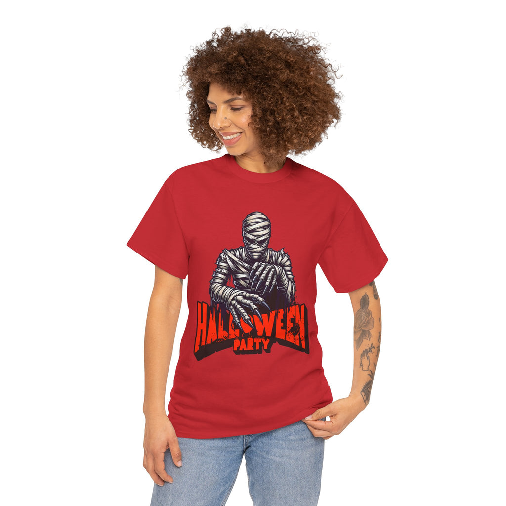 Halloween Mummy Tee — 'Halloween Party' Graphic T-Shirt