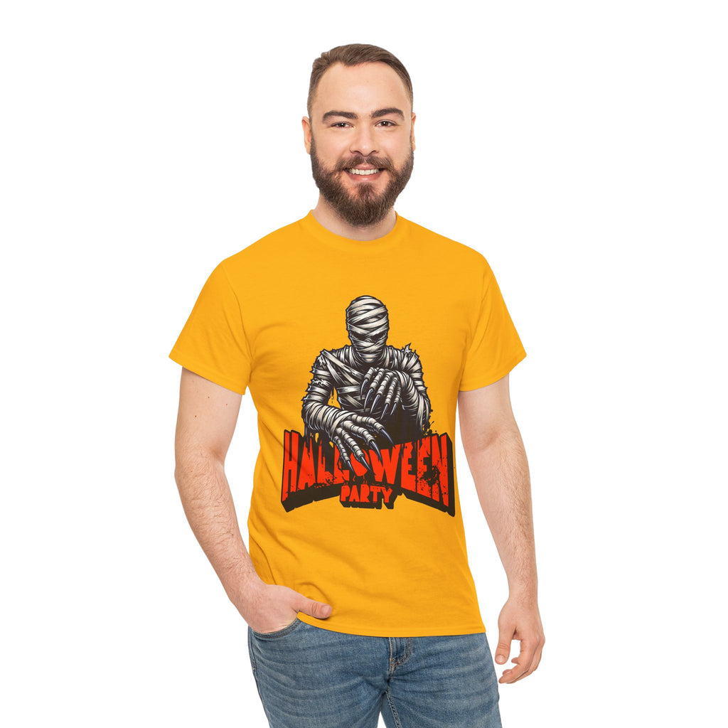 Halloween Mummy Tee — 'Halloween Party' Graphic T-Shirt