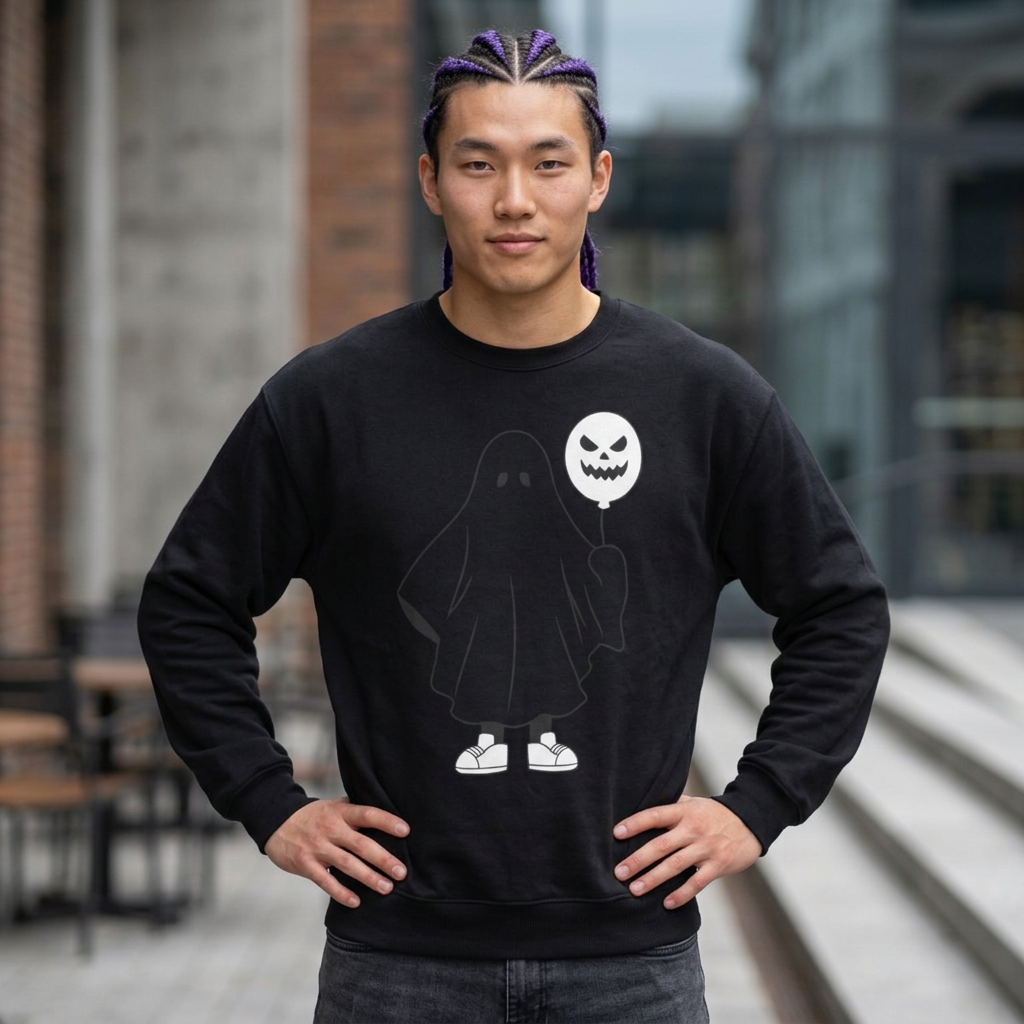 Ghost Balloon Crewneck Sweatshirt
