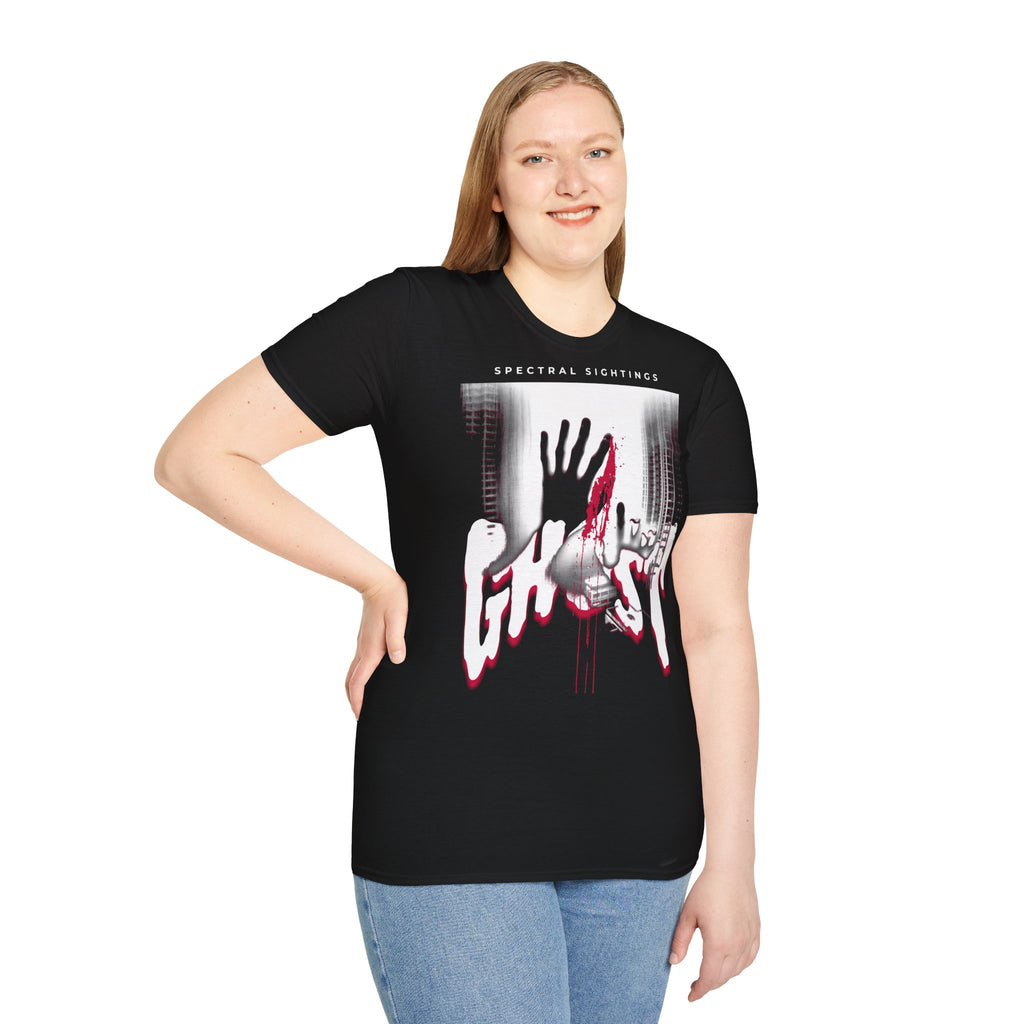Ghost Graphic T‑Shirt — Spectral Sightings Horror Tee
