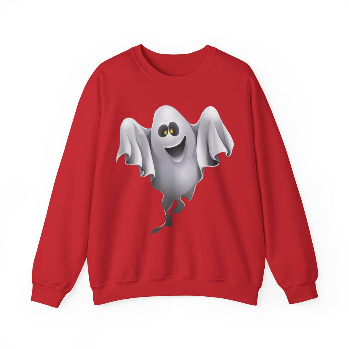 Halloween Ghost Sweatshirt — Cute Spooky Crewneck Pullover