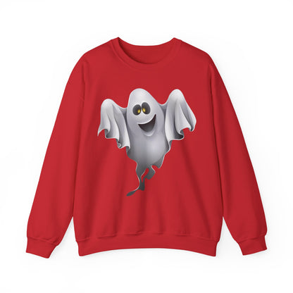 Halloween Ghost Sweatshirt — Cute Spooky Crewneck Pullover