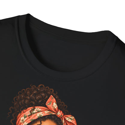 T-Shirt — Baker Girl Holding Fresh Buns Vintage Illustration