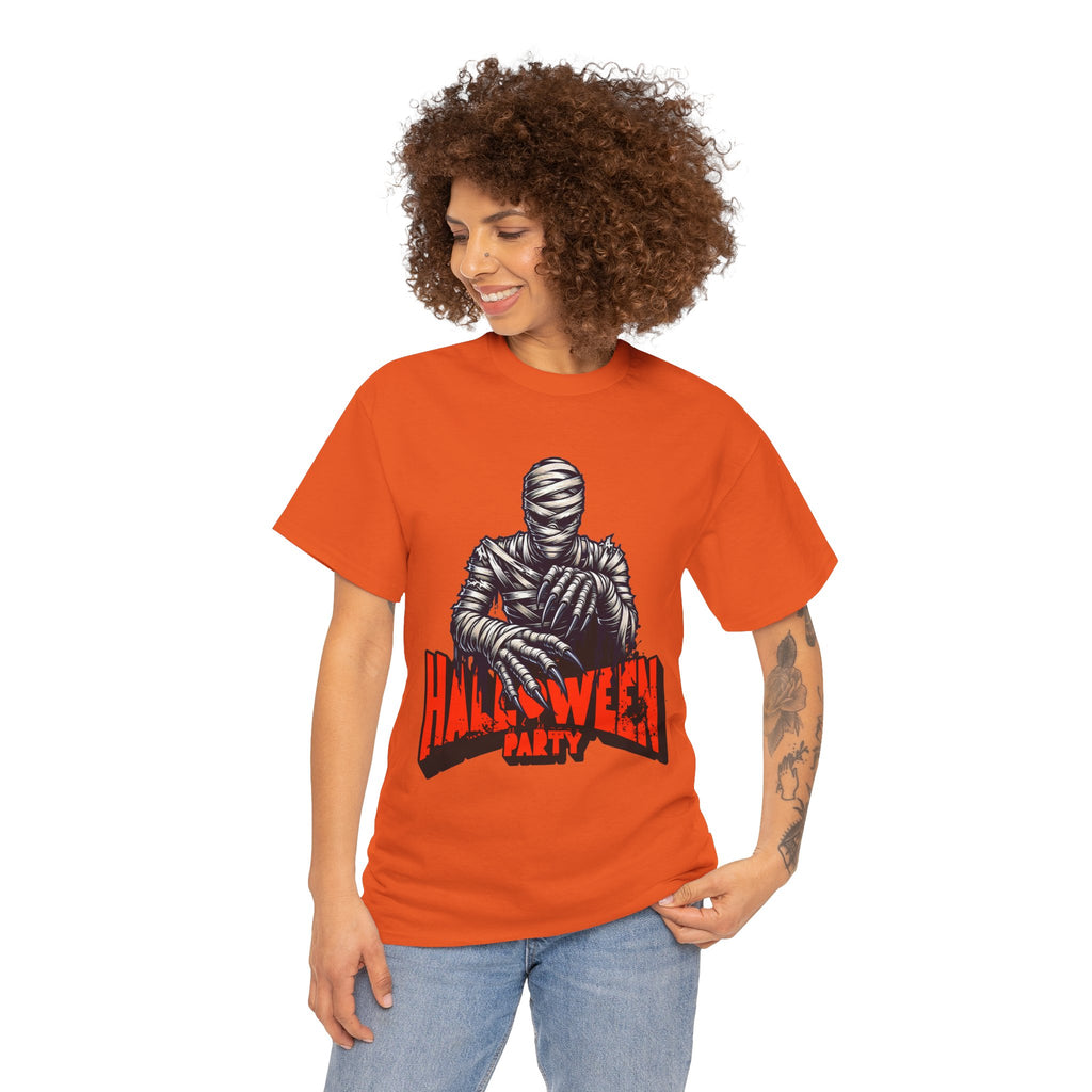 Halloween Mummy Tee — 'Halloween Party' Graphic T-Shirt