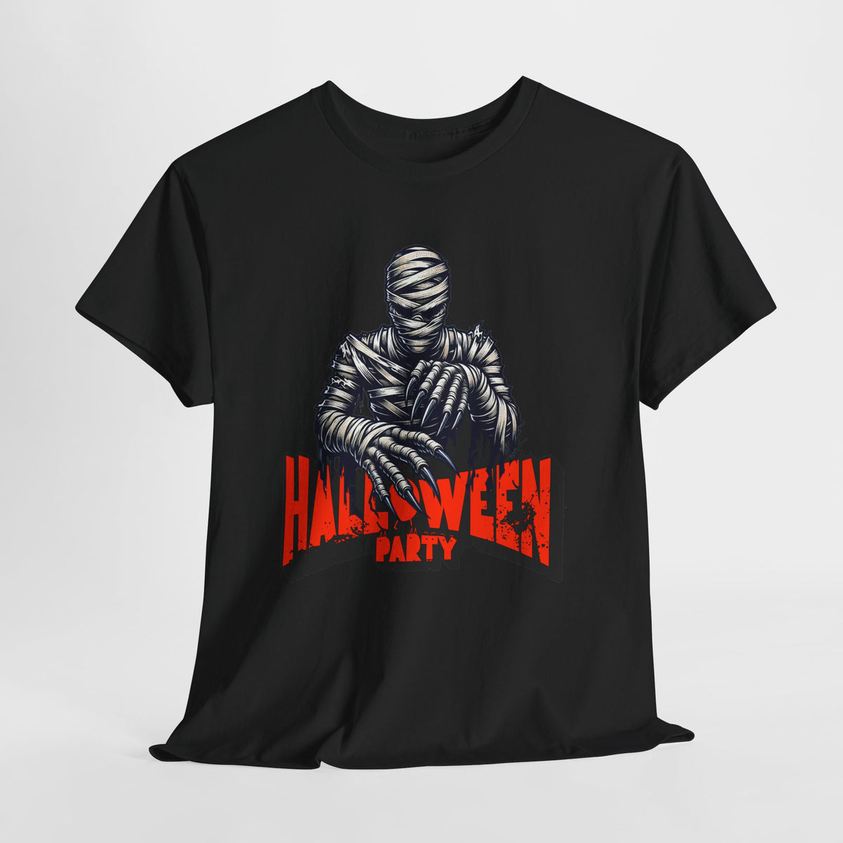 Halloween Mummy Tee — 'Halloween Party' Graphic T-Shirt