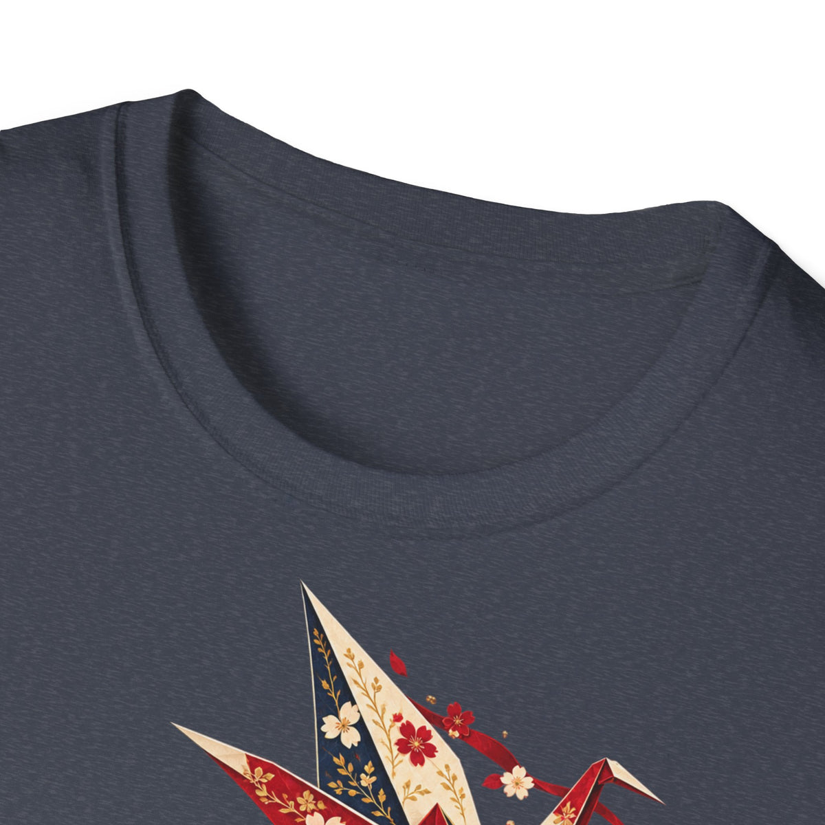 Floral Umbrella Girl T-Shirt — Whimsical Vintage Illustration Tee