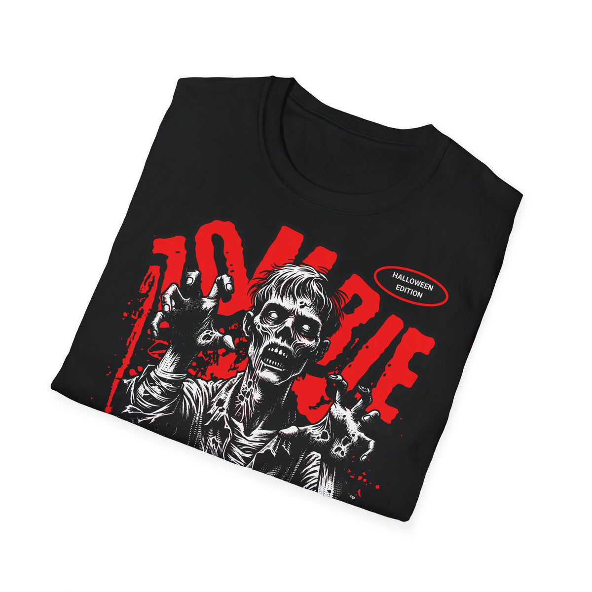 Zombie Apocalypse T-Shirt — Retro Red Horror Graphic Tee