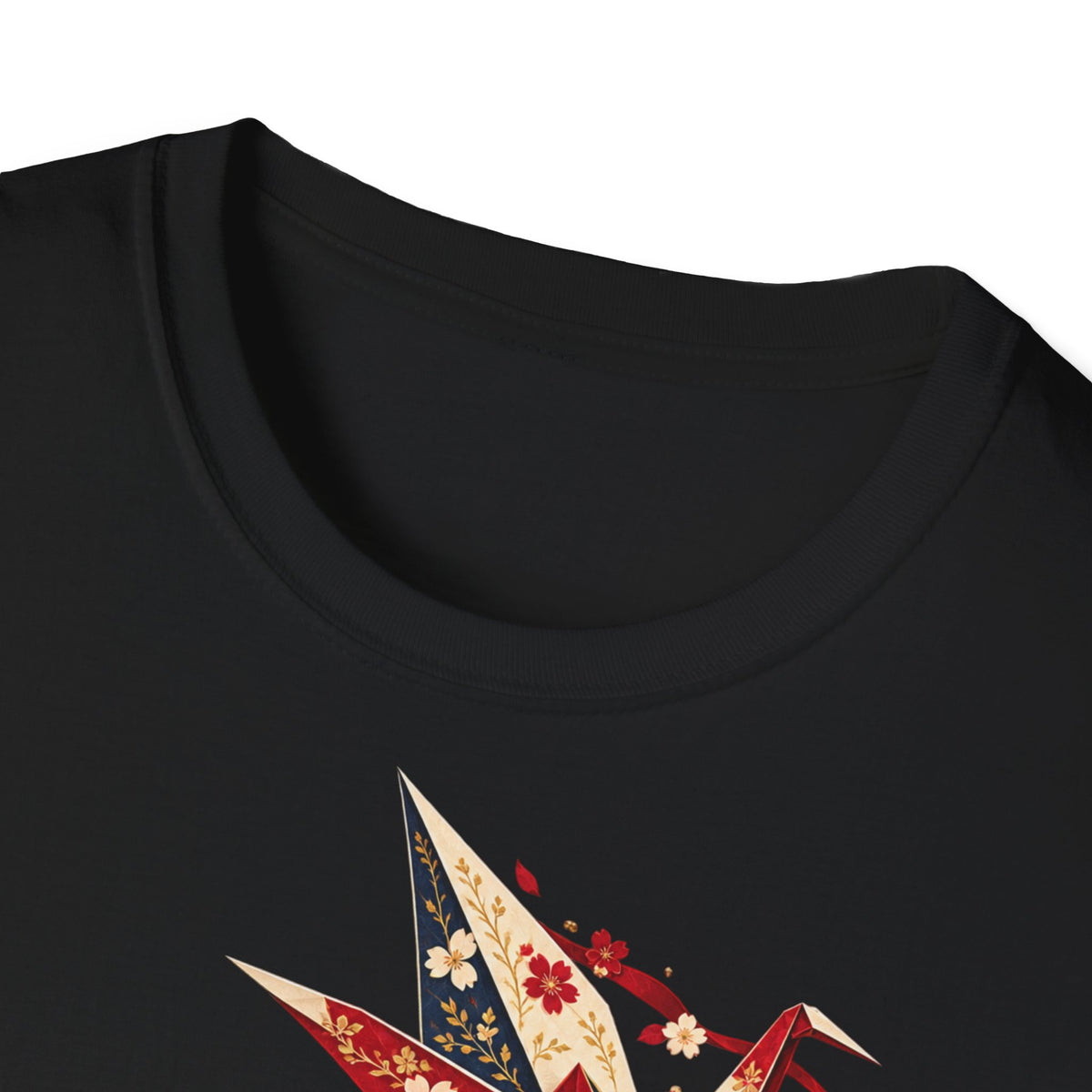Floral Umbrella Girl T-Shirt — Whimsical Vintage Illustration Tee