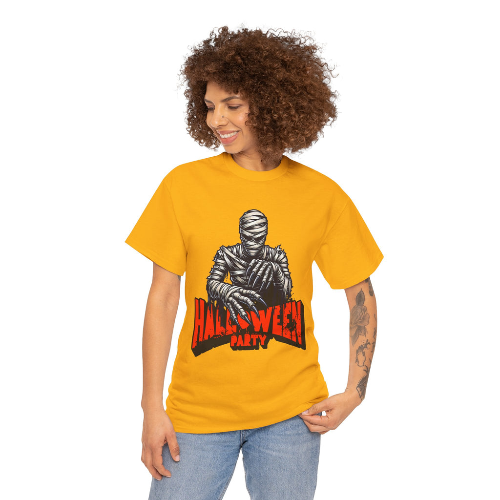 Halloween Mummy Tee — 'Halloween Party' Graphic T-Shirt