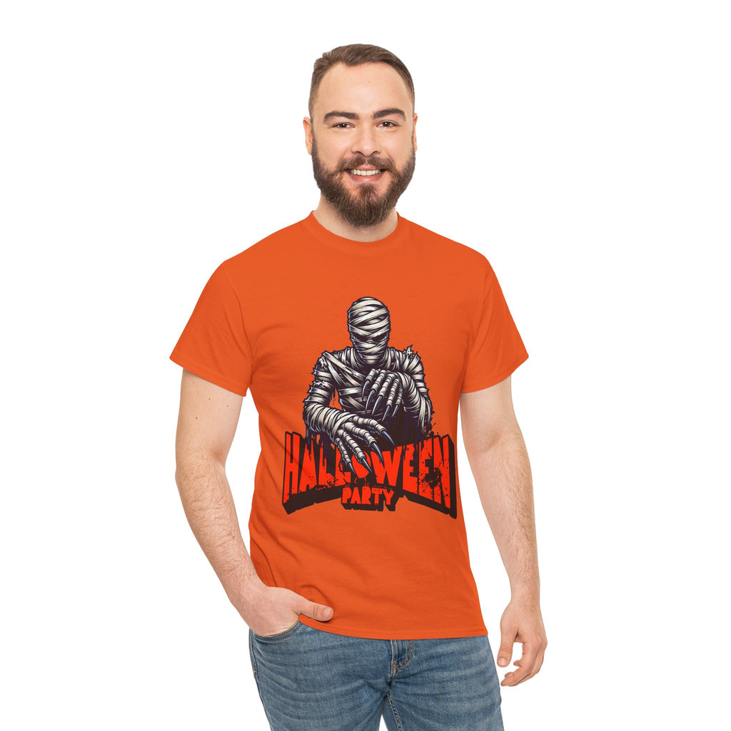 Halloween Mummy Tee — 'Halloween Party' Graphic T-Shirt