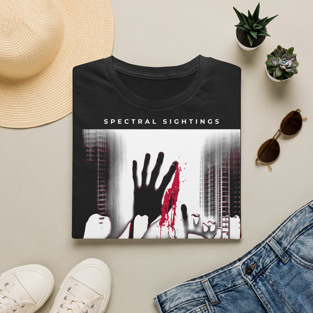 Ghost Graphic T‑Shirt — Spectral Sightings Horror Tee