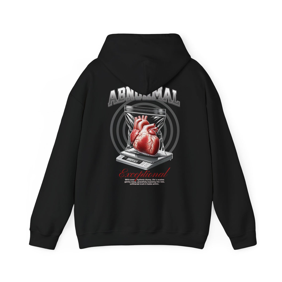 Anatomical Heart Hoodie – "Angels Guard Our Hearts" Graphic Sweatshirt