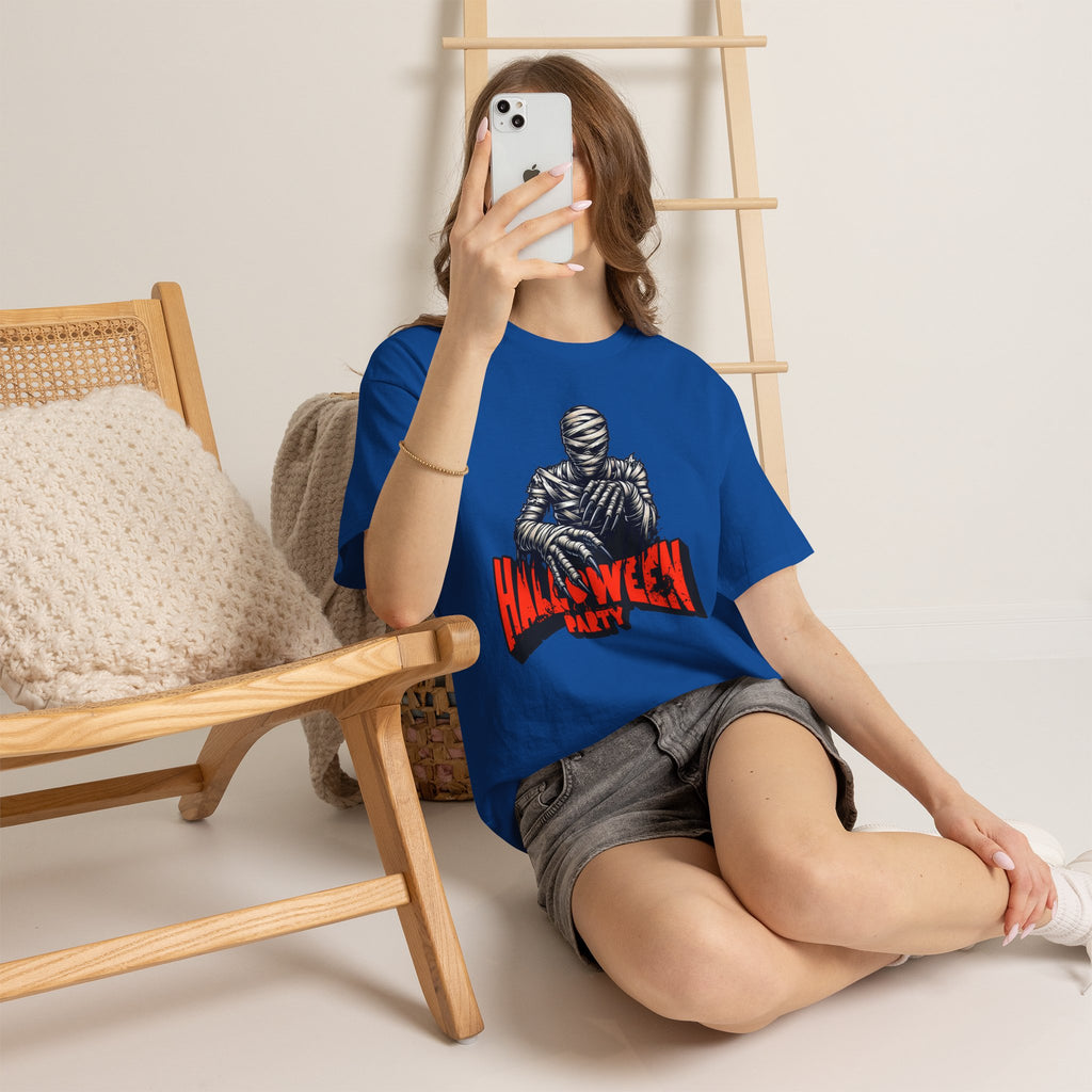Halloween Mummy Tee — 'Halloween Party' Graphic T-Shirt