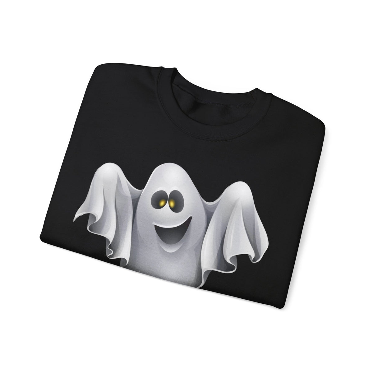 Halloween Ghost Sweatshirt — Cute Spooky Crewneck Pullover