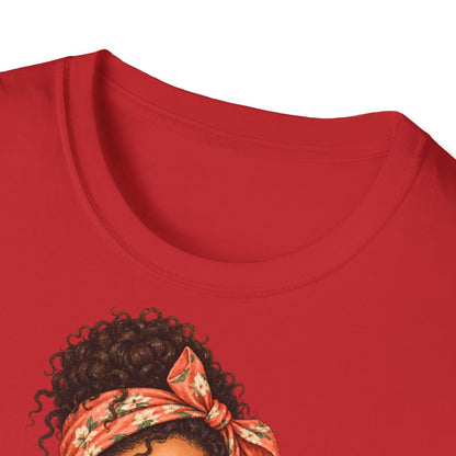 T-Shirt — Baker Girl Holding Fresh Buns Vintage Illustration