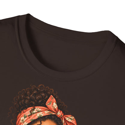T-Shirt — Baker Girl Holding Fresh Buns Vintage Illustration