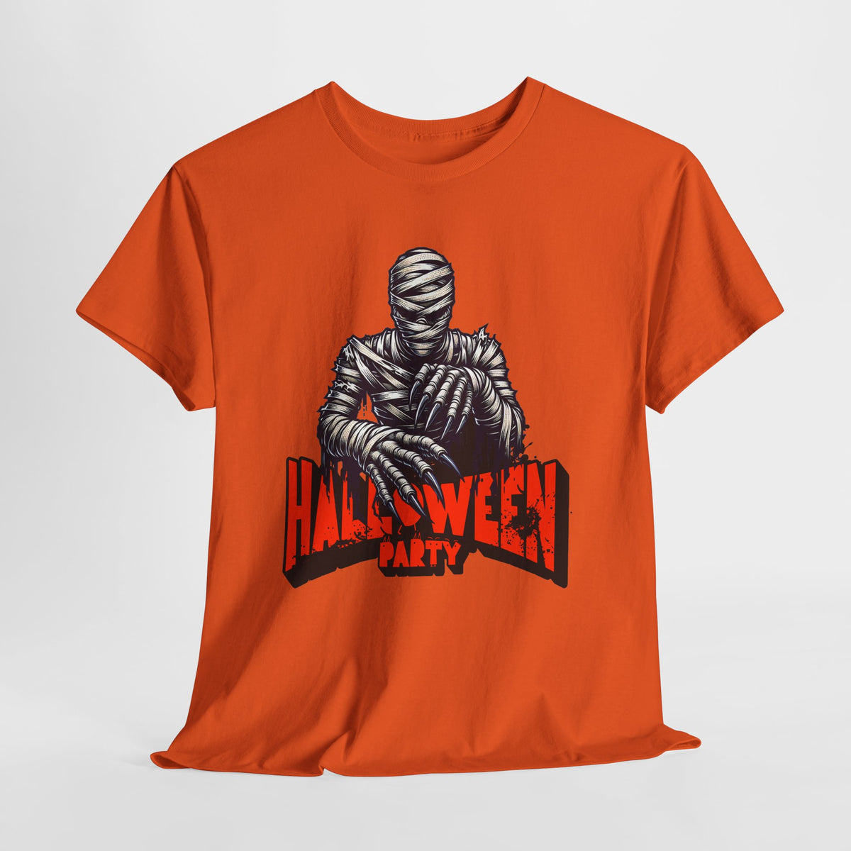 Halloween Mummy Tee — 'Halloween Party' Graphic T-Shirt