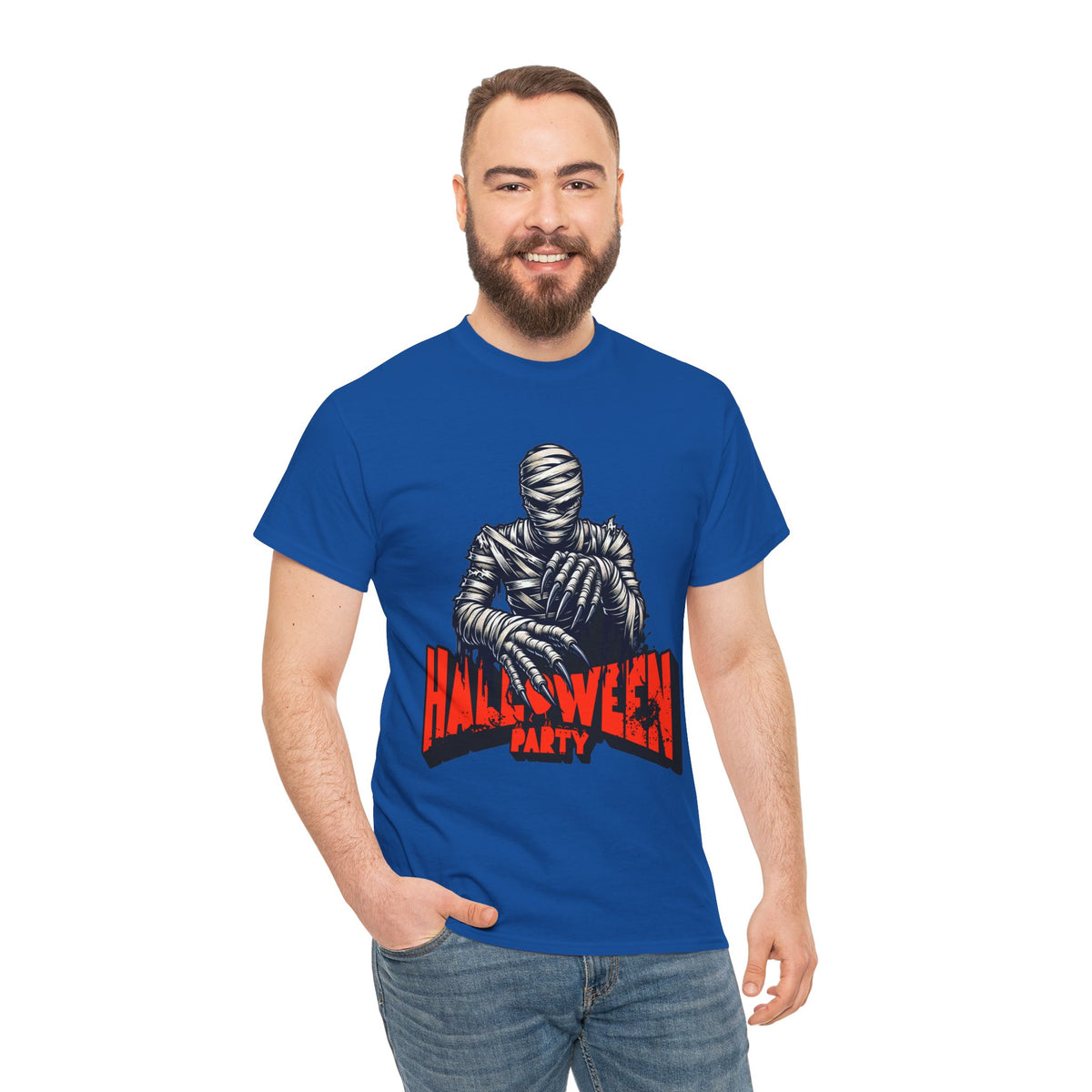 Halloween Mummy Tee — 'Halloween Party' Graphic T-Shirt