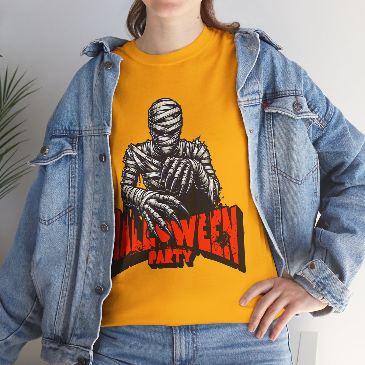Halloween Mummy Tee — 'Halloween Party' Graphic T-Shirt