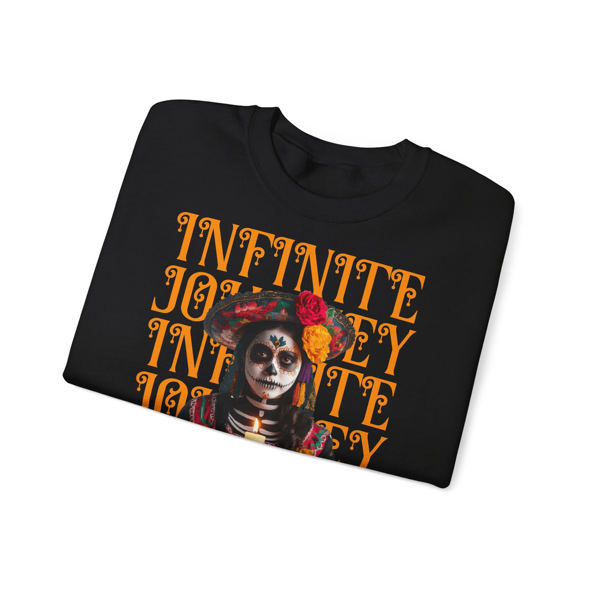 Day of the Dead "Infinite Journey" Crewneck Sweatshirt — Life, Death & Beyond Graphic