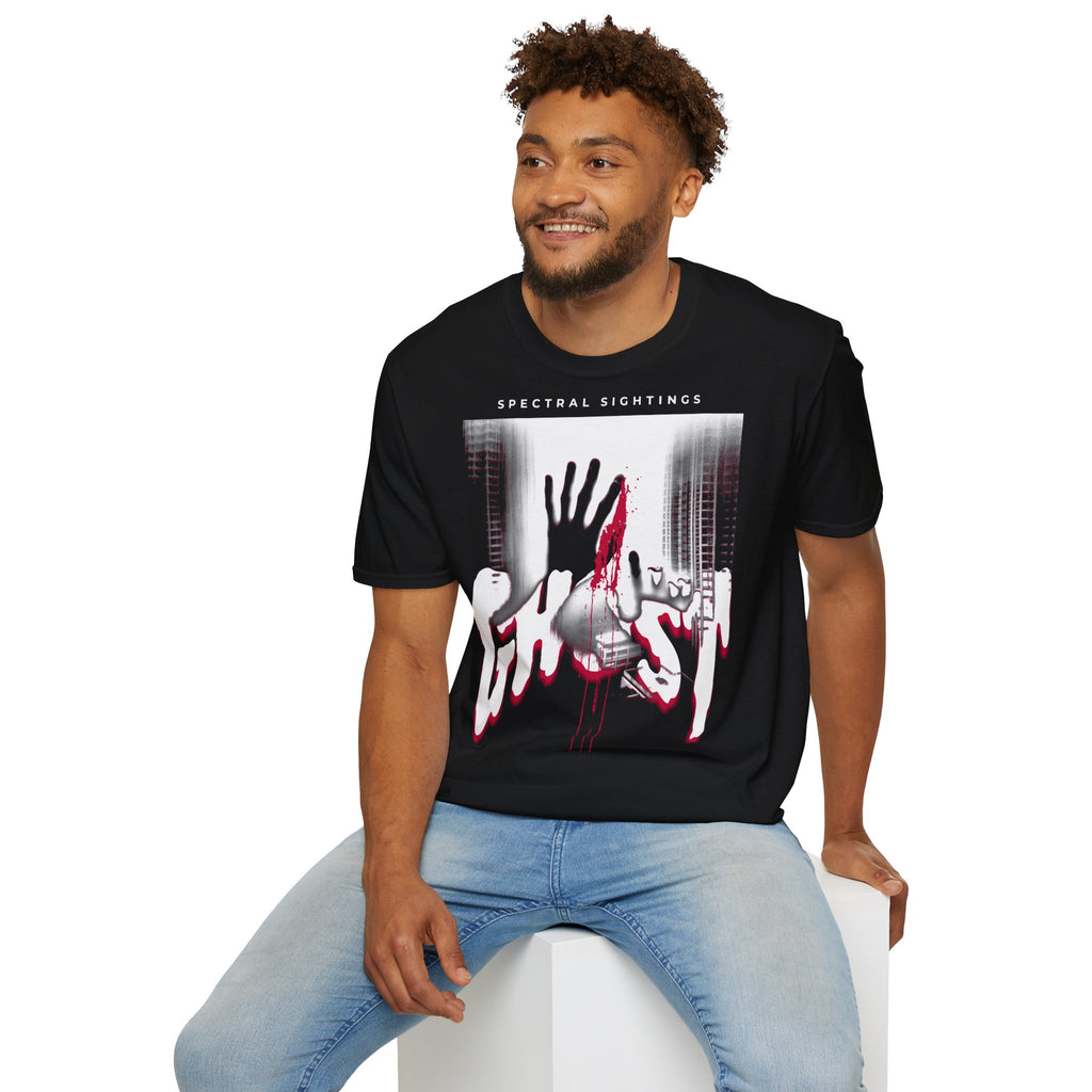 Ghost Graphic T‑Shirt — Spectral Sightings Horror Tee