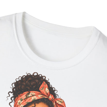 T-Shirt — Baker Girl Holding Fresh Buns Vintage Illustration