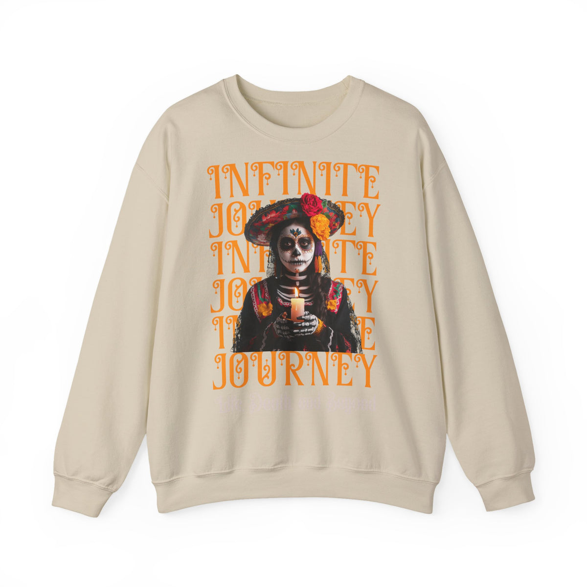 Day of the Dead "Infinite Journey" Crewneck Sweatshirt — Life, Death & Beyond Graphic