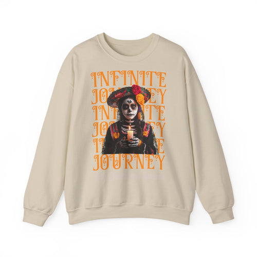 Day of the Dead "Infinite Journey" Crewneck Sweatshirt — Life, Death & Beyond Graphic